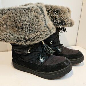 WIND RIVER Snow Queen Faux-fur Lined T-Max Insulated Winter Boots (9)